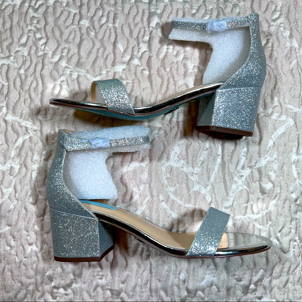 Betsey Johnson Miri Evening Sandals Silver